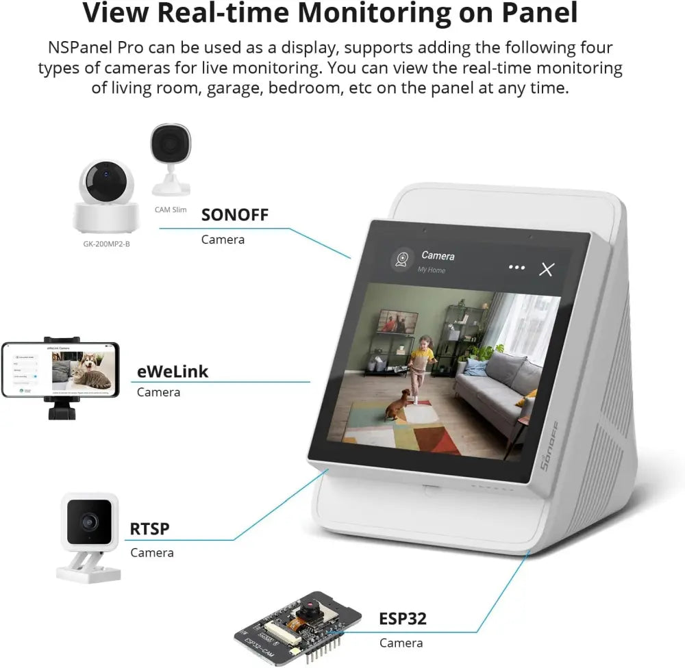 Sonoff NSPanel Pro mit Standgehäuse