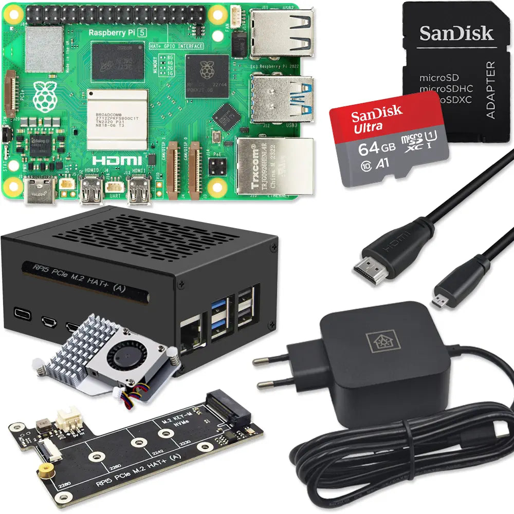 Raspberry Pi 5 PCIe M.2 NVMe - Kit