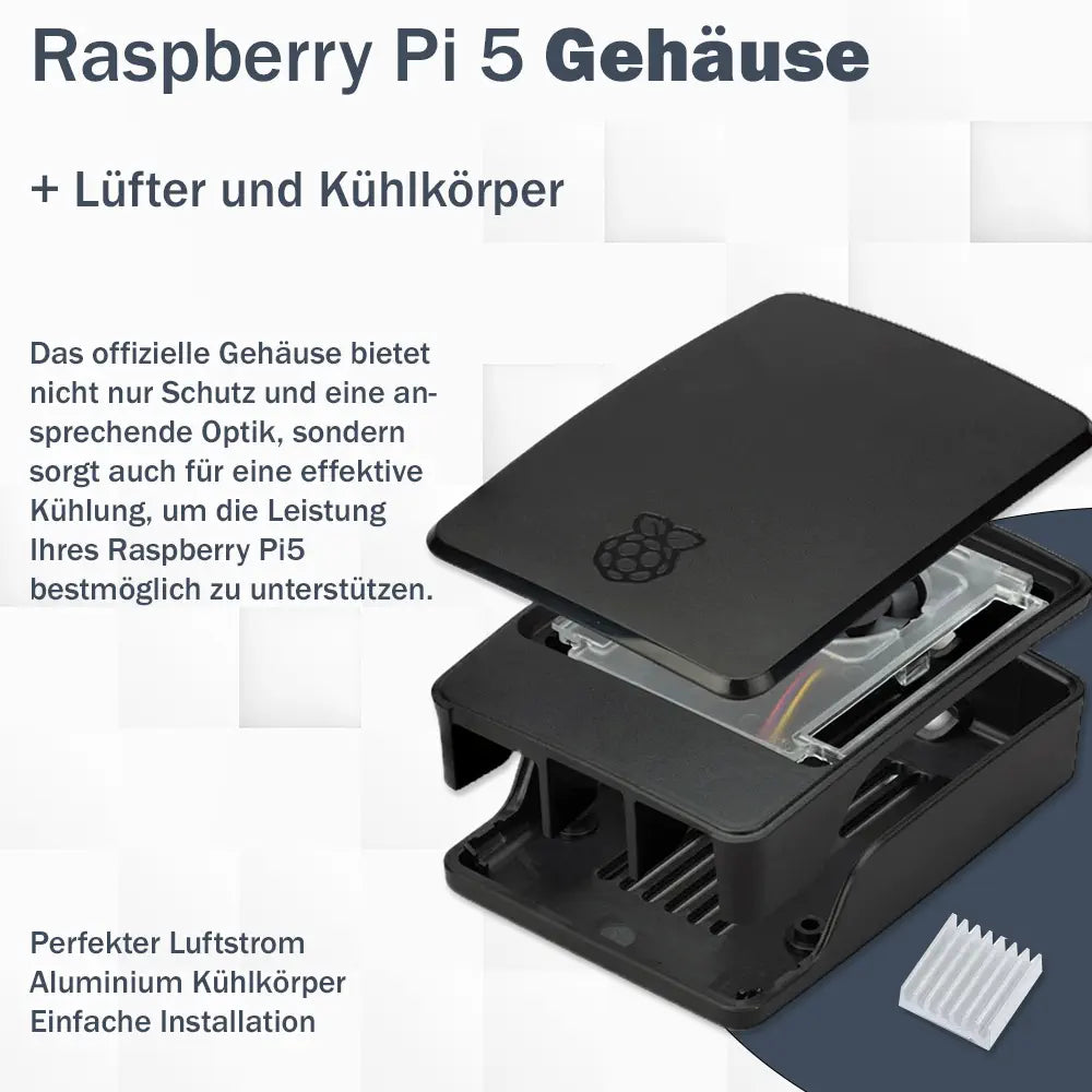 Raspberry Pi 5 Desktop-Starter-Kit Schwarz