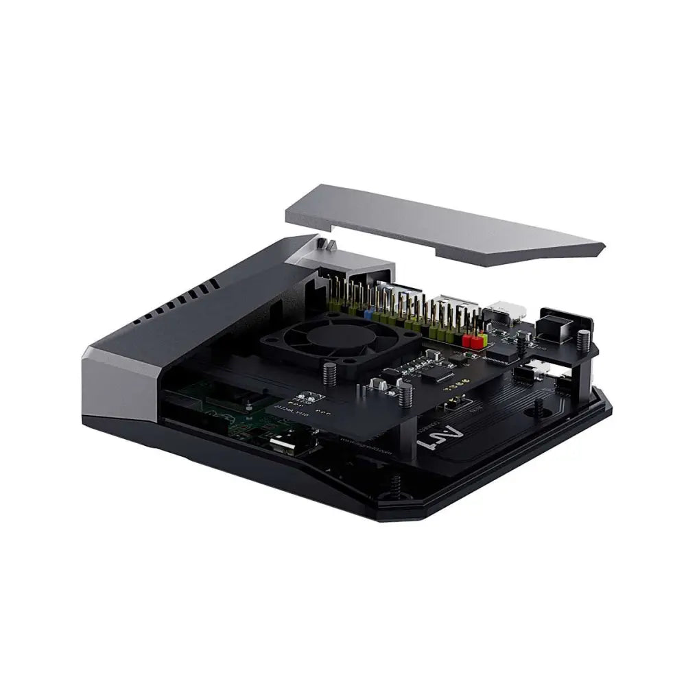 Argon ONE V2 Case für Raspberry Pi 4, Alu, schwarz
