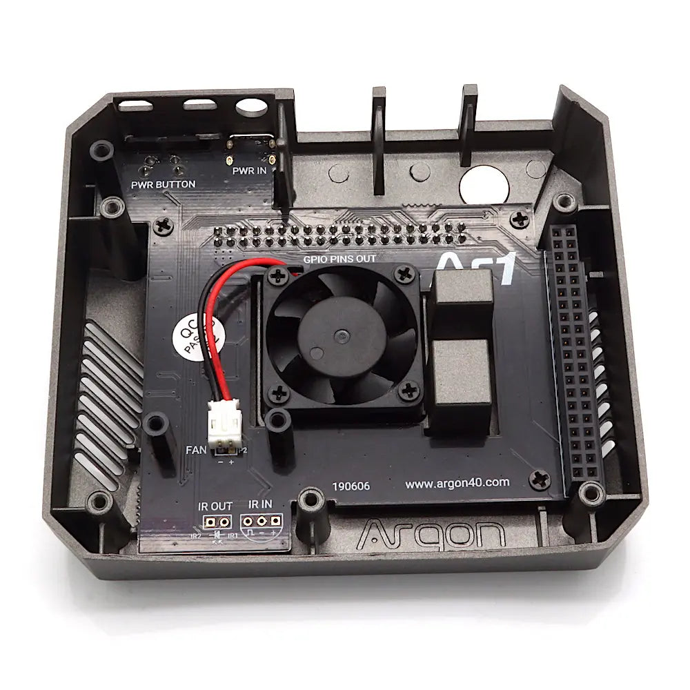 Argon ONE V2 Case für Raspberry Pi 4, Alu, schwarz