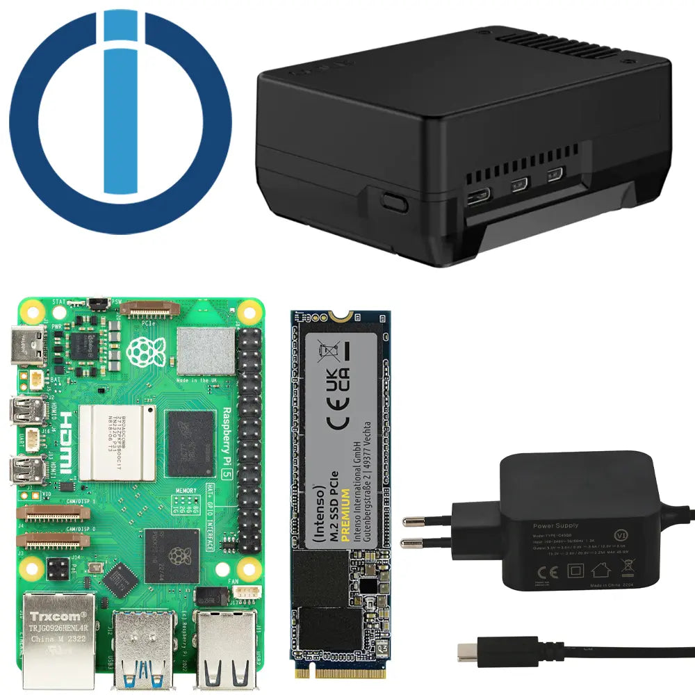 Smarthomezentrale ioBroker Raspberry Pi 5 Argon NEO 5 M.2 NVME SSD