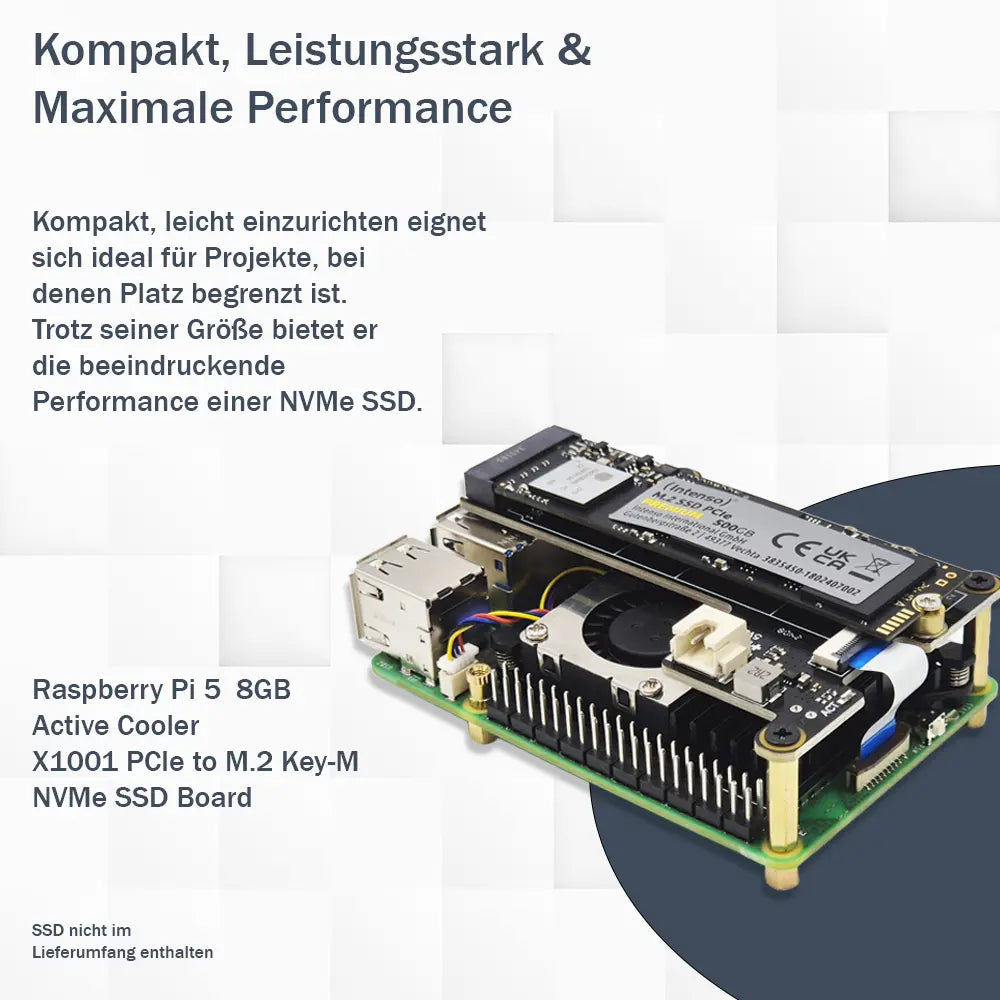 Raspberry Pi 5 PCIe M.2 NVMe - Kit