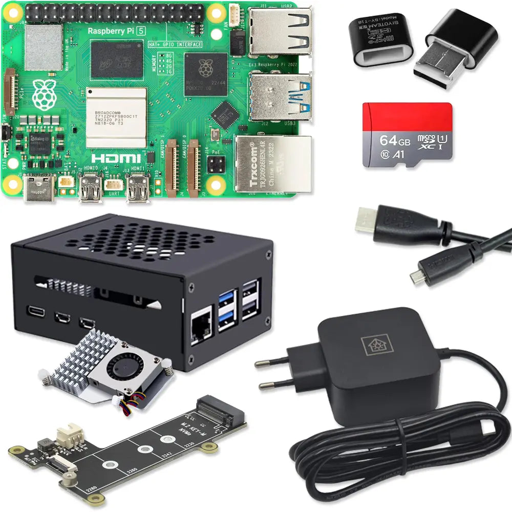 Raspberry Pi 5 PCIe M.2 NVMe - Kit