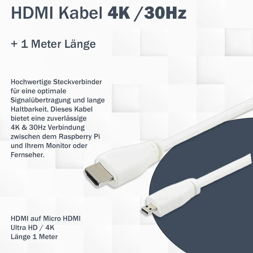 Raspberry Pi 4 Model B Desktop Starter Kit (32GB, Red/White)