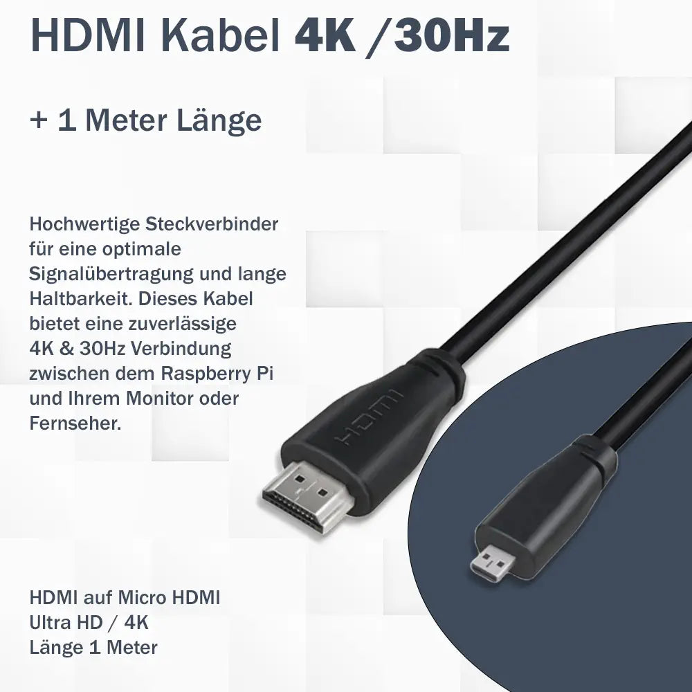 Raspberry Pi 5 Desktop-Starter-Kit Schwarz