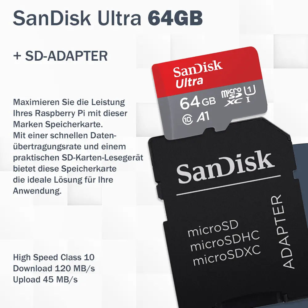 Raspberry Pi 4 Model B Desktop Starter Kit (32GB, Red/White)