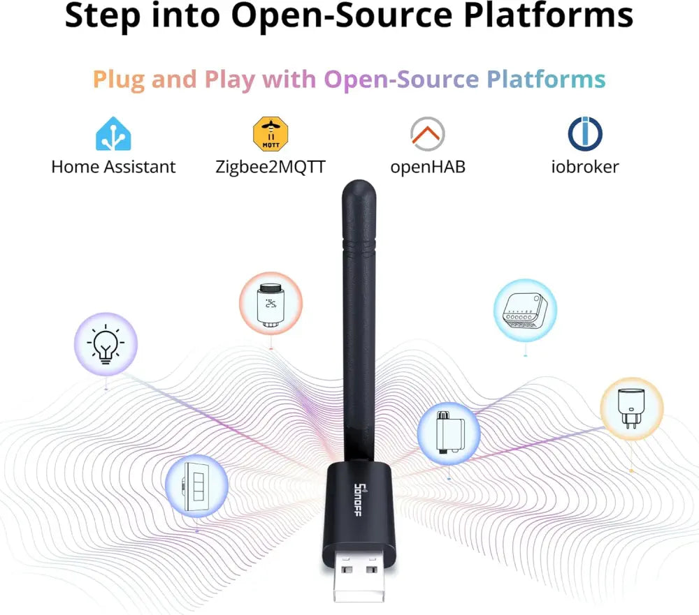 SONOFF Zigbee 3.0 & Thread Dongle Lite (EFR32MG21) | USB-Stick-Koordinator für Home Assistant & Zigbee2MQTT