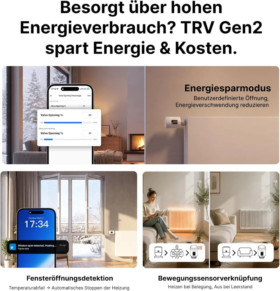 SONOFF TRV Gen2 Zigbee-Thermostatventil für Heizkörper | TRV-ZBT