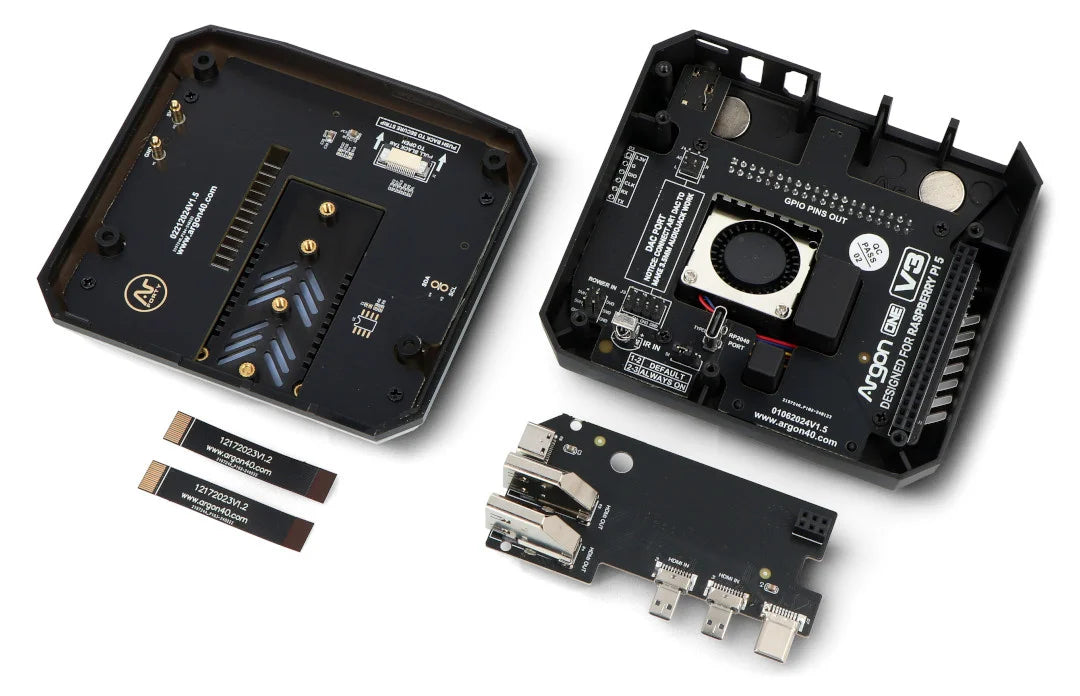 Raspberry Pi 5 Fertigsystem / Argon ONE V3 M.2 NVME PCIE mit Raspberry Pi OS